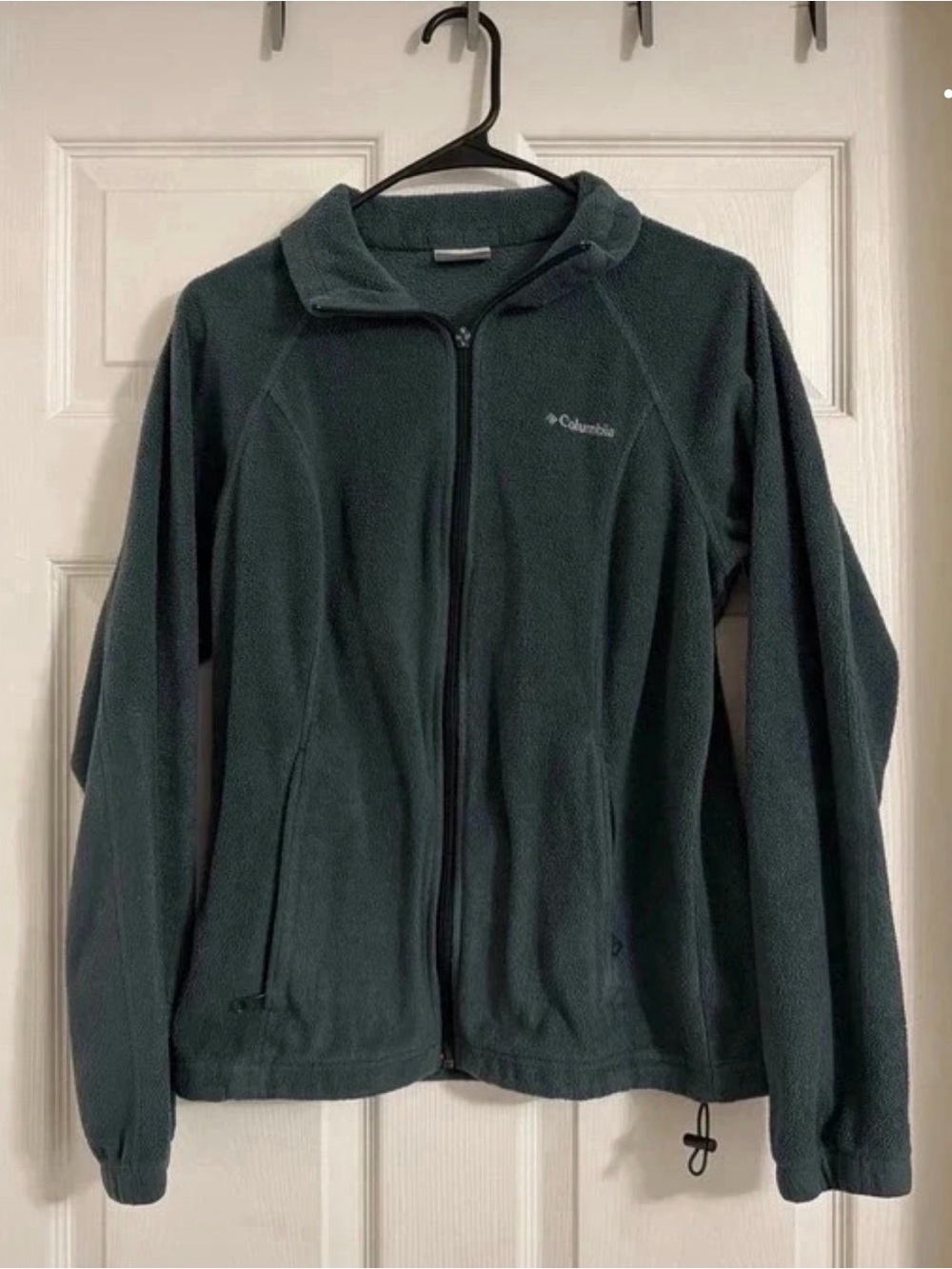 Columbia Women's Dark Green Full-Zip Fleece Jacket